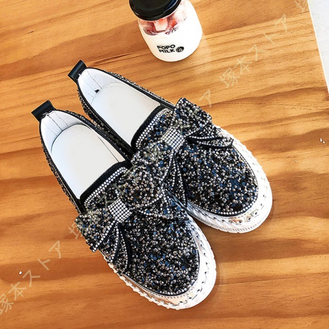 送料無料』 Sanitaサニタ 総柄モカシンシューズ 厚底スリッポン ペイントデザイン | 古着屋 Uan
