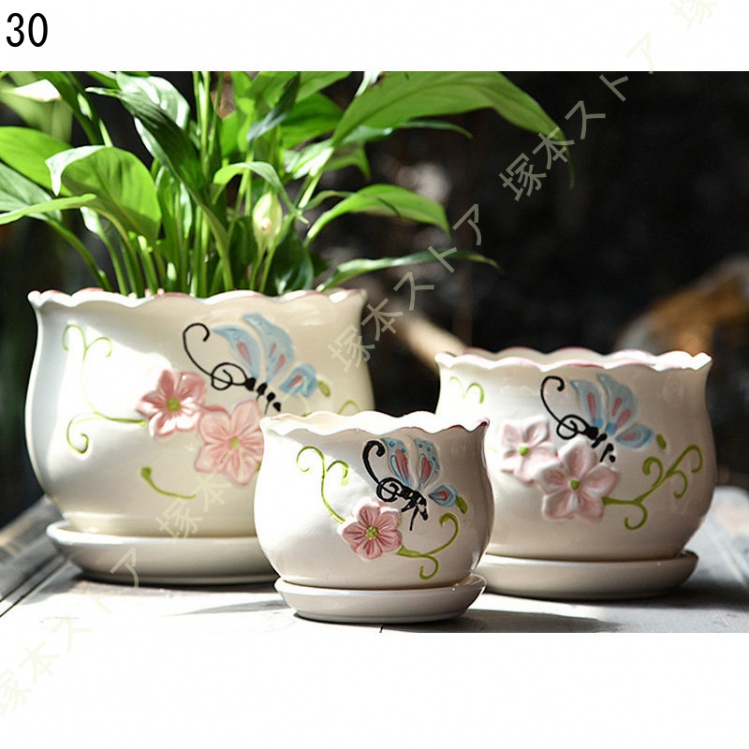 観葉植物 ミニ 観葉 小さい おしゃれ 白 小型 陶器 ポット ガジュマル 鉢 サンスベリア 金のなる木 パキラ 多幸の木 サンセベリア カポック 多肉植物 陶器 |  | 30