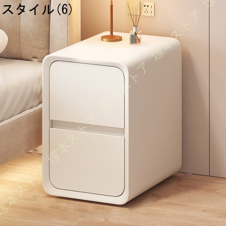 サイドテーブル ナイトテーブル レザー 無垢材 おしゃれ 可愛い 多機能
