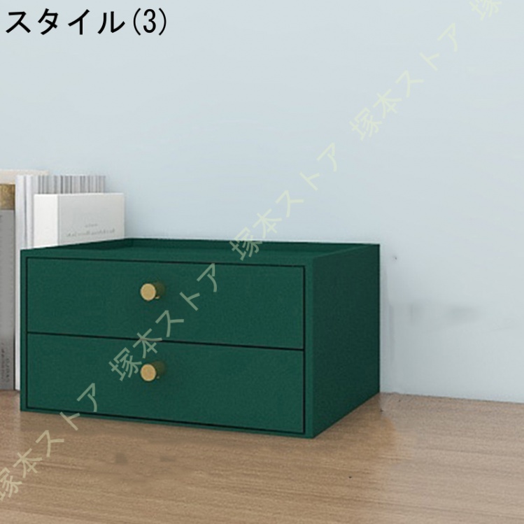 卓上引き出し 収納ケース ウッドボックス キューブボックス ナチュラル 引出し付き 木箱 木製 引き出し 整理整頓 机上収納 オシャレ 雑貨 家庭 事務所_3