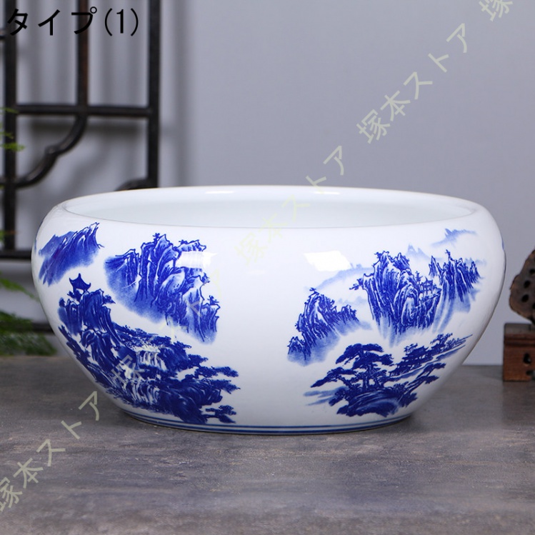 金魚鉢 陶器 大型（植木鉢、プランター）｜園芸用品 | 花