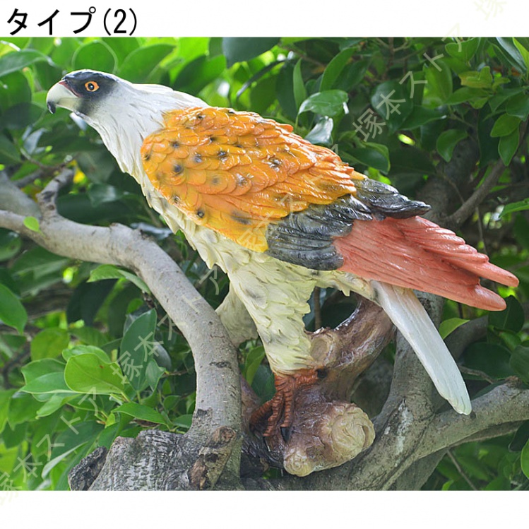 イーグル 鷲 ポリレジン オブジェ 鳥 置き物 インテリア ディスプレイ