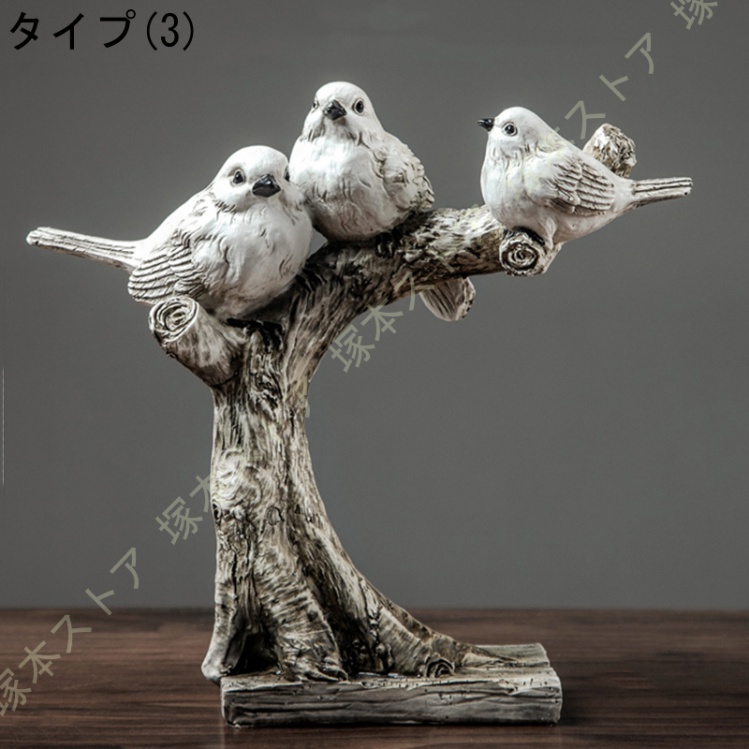 LxRx9 鳥 置物 おもちゃ オブジェ 鳥 鳥グッズ 小鳥 動物 アニマル リアル フィギュア グッズ インテリア 誕生日プレゼント 面白い ガーデニング雑貨 装飾品_3