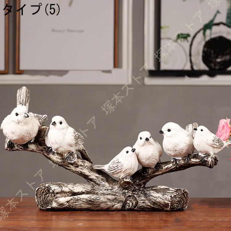 LxRx9 鳥 置物 おもちゃ オブジェ 鳥 鳥グッズ 小鳥 動物 アニマル リアル フィギュア グッズ インテリア 誕生日プレゼント 面白い ガーデニング雑貨 装飾品_5