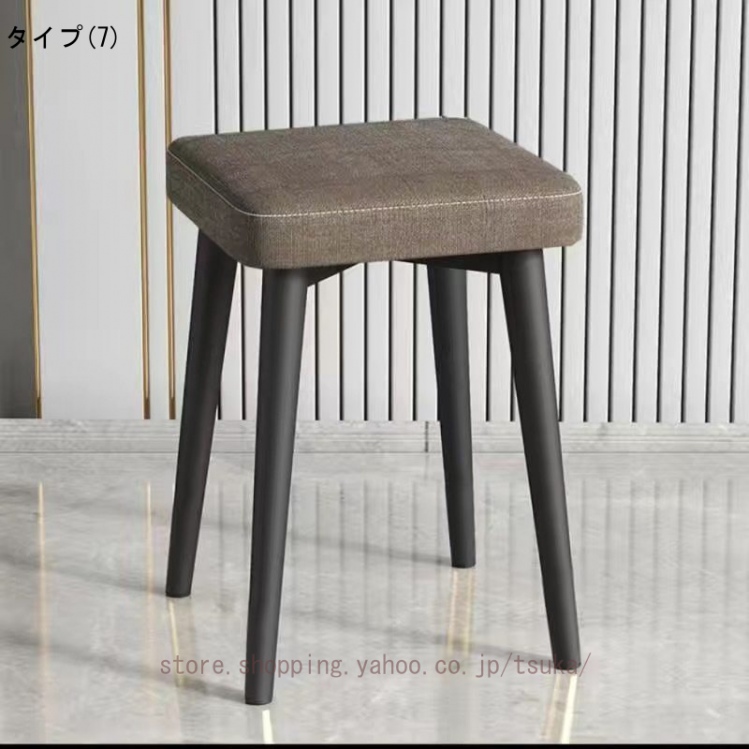 スタッキングスツール 四角 おしゃれ ダイニングチェア PUレザー 方形