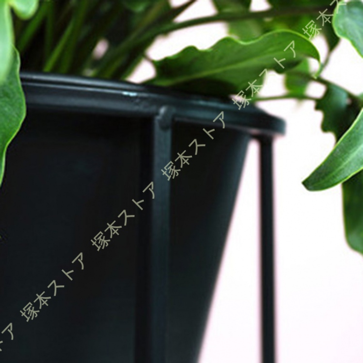 ポット スタンド フラワースタンド 鉢付き 観葉植物 アイアン スチール