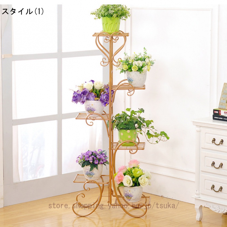 フラワースタンド フラワーラック アイアン 花台 アンティーク