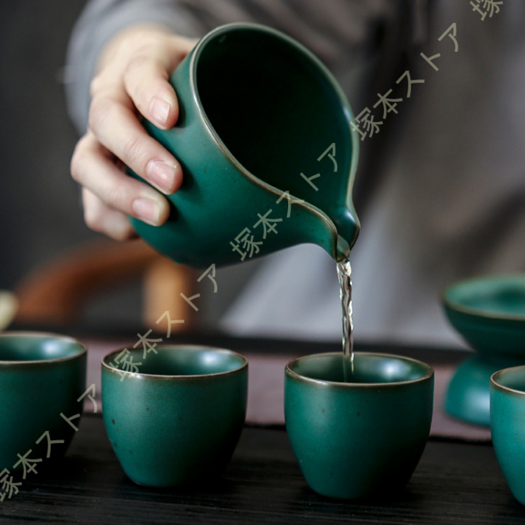 織部 煎茶器 茶器揃／急須 湯呑 湯冷し 織部 煎茶器 茶器揃／急須 湯呑 湯冷し - メルカリ