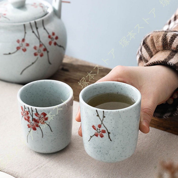 蓋付茶器セット 茶器セット 急須 茶こし付き 湯呑み 陶器 結婚 出産