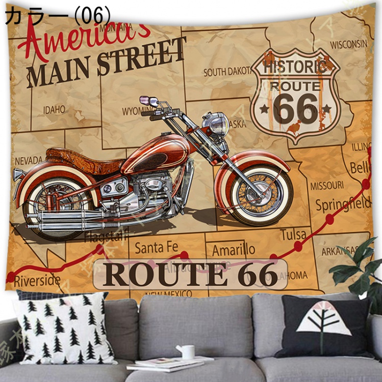 大型　タペストリー タペストリー 北欧風 壁掛け バイク モダンなアート おしゃれ シンプル