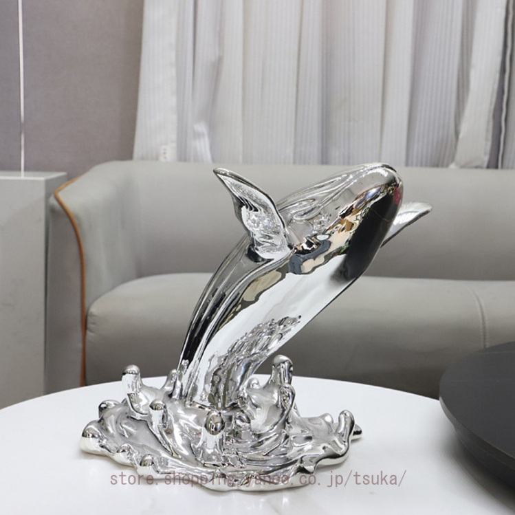 クジラの置物 鯨のオーナメントコレクション ギフトアート モダン