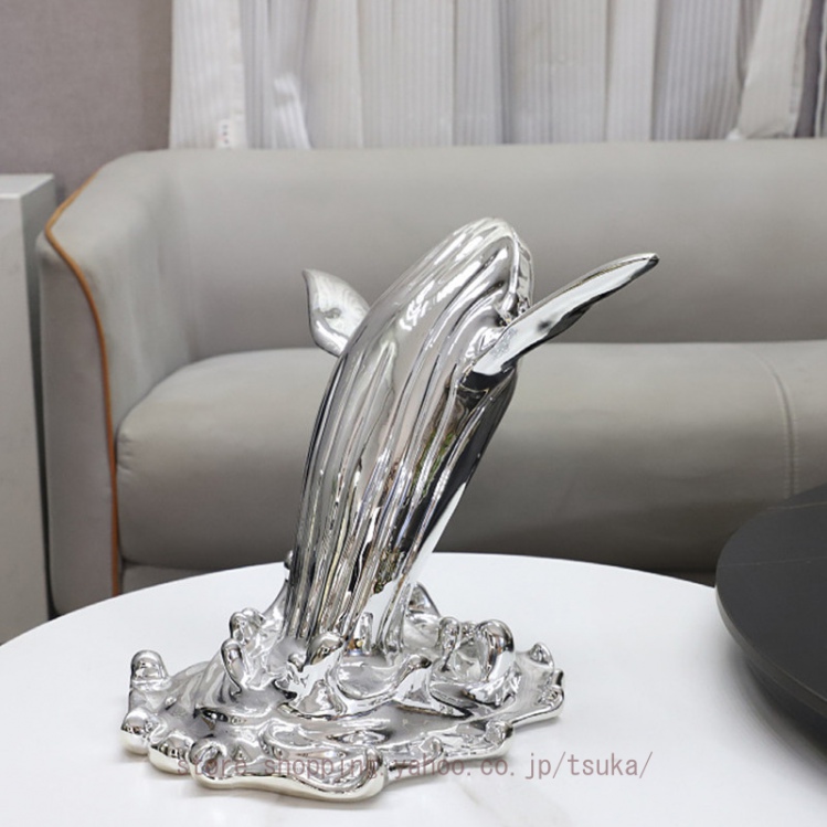 クジラの置物 鯨のオーナメントコレクション ギフトアート モダン