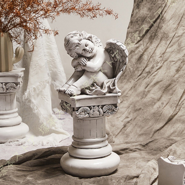 ガーデンオーナメント 天使 置物 ガーデニング オブジェ ガーデン 天使