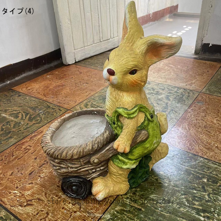ガーデニング雑貨 ガーデンオーナメント うさぎ 置物 ガーデン 動物