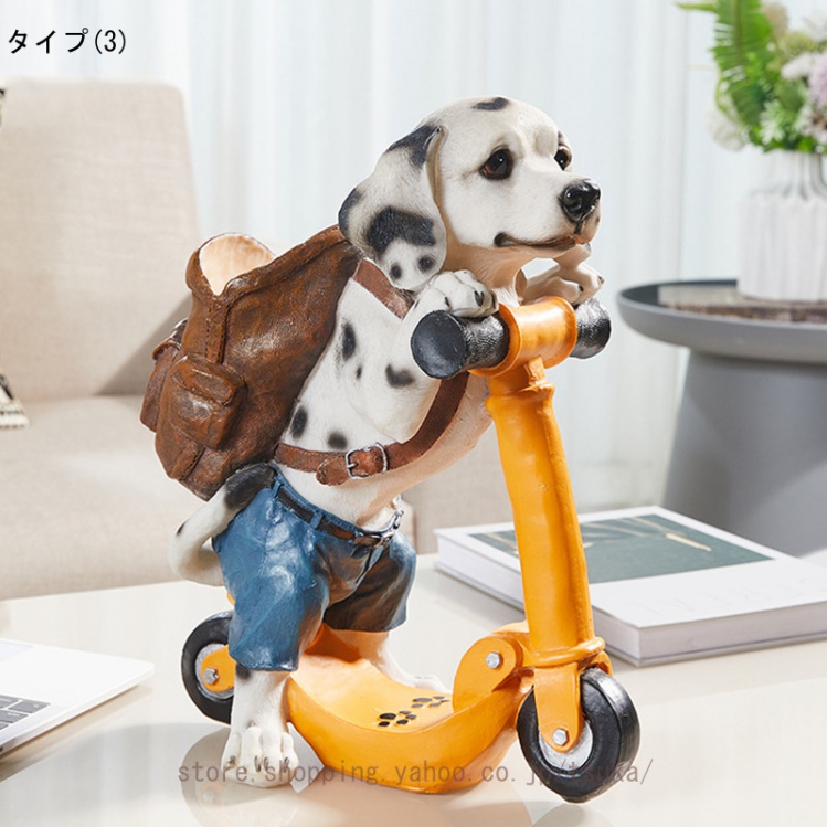 模擬旺財母子犬の置物、リビングの家の装飾、花園の庭の装飾 犬 置物 ガーデン 動物 ガーデニンググッズ 芝生 玄関先 庭 アウトドア