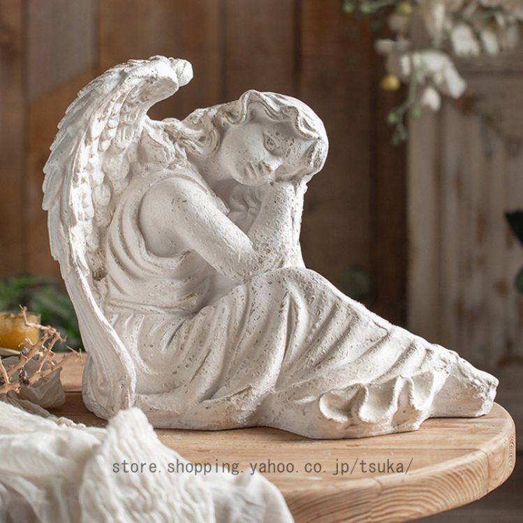 天使 妖精 置物 オブジェ お祈り エンジェル インテリア 平和 祈る天使