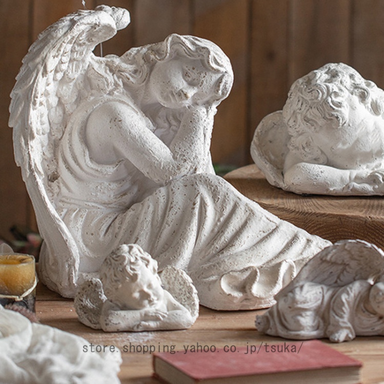 天使 妖精 置物 オブジェ お祈り エンジェル インテリア 平和 祈る天使