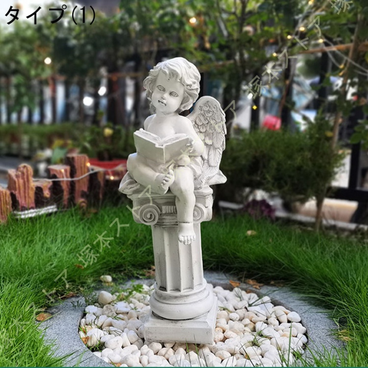 天使のオブジェ シルバー 銀 樹脂製 高さ41cm 143-138-039 天使の置物 オブジェ インテリア」の人気商品一覧 | 安い商品を 天使の