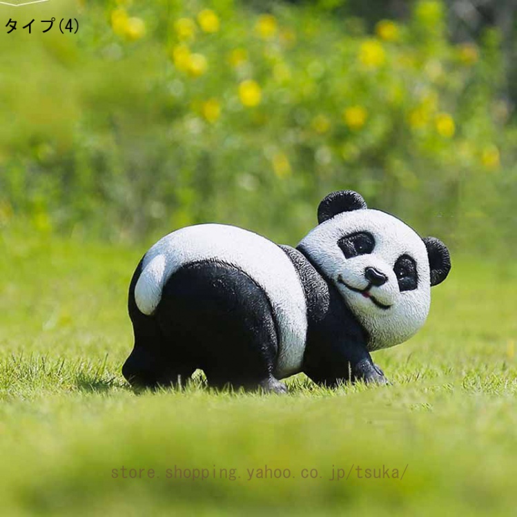 ガーデニング 置物 動物 ガーデンオブジェ ガーデン置物 かわいい 庭 オーナメント 樹脂 庭の飾り 防水 屋外 ガーデン雑貨 飾り アニマル リアル アウトドア_4