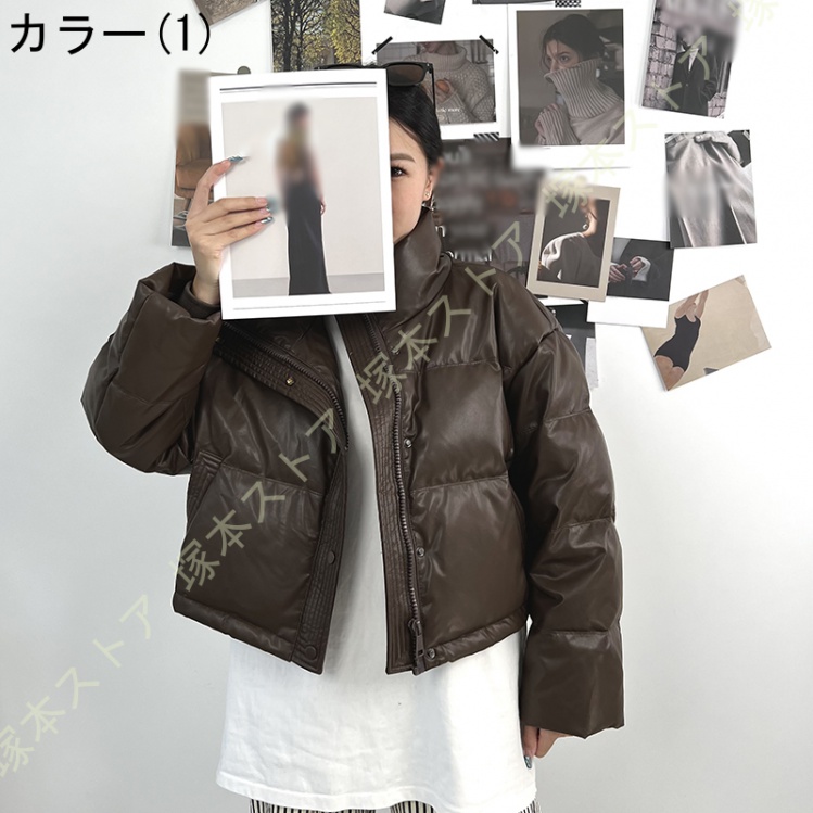 ダウンコート レディース 冬 アウター 軽量 カジュアル 秋冬 防寒 暖かい ショート コート 大きいサイズ かっこいい ダウンジャケット 保温 防風 ダウンコート_1