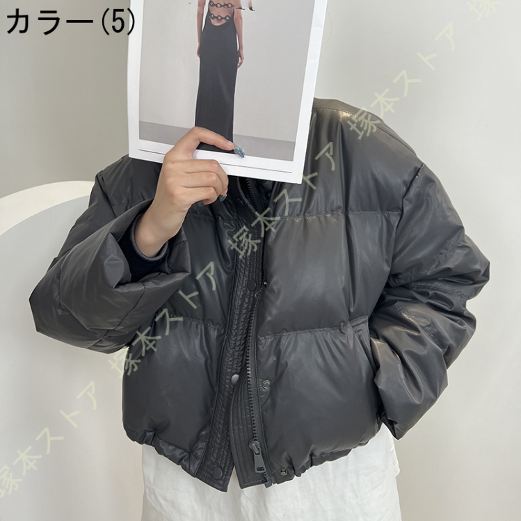 ダウンコート レディース 冬 アウター 軽量 カジュアル 秋冬 防寒 暖かい ショート コート 大きいサイズ かっこいい ダウンジャケット 保温 防風 ダウンコート_5