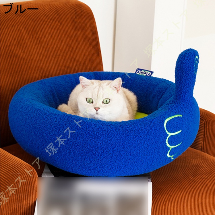 犬ベッド 丸形 ペットベッド ふわふわ ペットクッション 冬 猫 クッション 大きめ 寝床 小型犬 暖かい ぐっすり眠る ペット ベッド 洗える ドッグクッション |  | 03