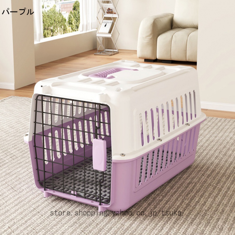 ペットケージ キャリー 犬 クレート 小型犬 猫 キャリーケース ハードクレート キャリーバッグ 多頭飼い 小動物用 防災 避難 車 新幹線対応 持ち運び |  | 01