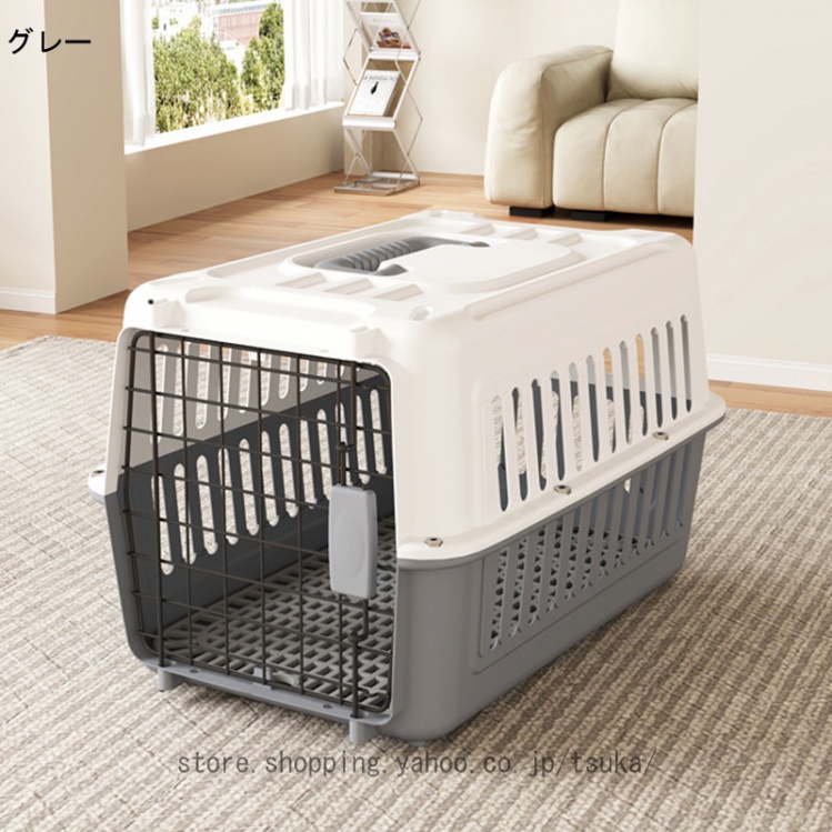 ペットケージ キャリー 犬 クレート 小型犬 猫 キャリーケース ハードクレート キャリーバッグ 多頭飼い 小動物用 防災 避難 車 新幹線対応 持ち運び |  | 02