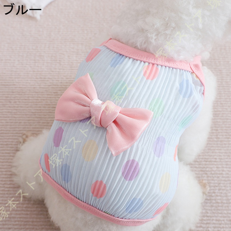 犬の服 春夏 かわいい ペット服 袖なし キャミソール おしゃれ 通気 速乾 犬 猫 ドッグウェア 夏服 お出かけ 散歩 抜け毛対策 着せやすい 夏対策 女の子 |  | 01