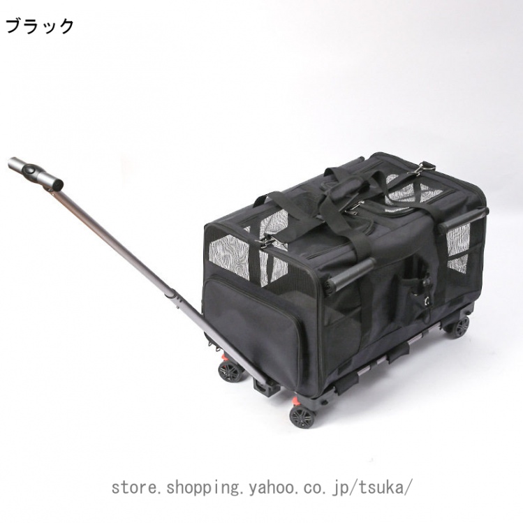 ペット キャリーバッグ キャスター付き 通気性 ペットカート 2way 猫