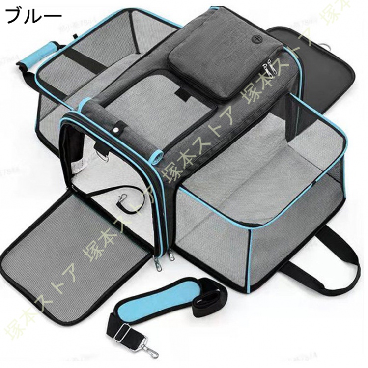 ペットキャリーバック 折り畳み ペットバック ペットキャリー 折りたたみ ペット 犬用 猫用 小型 中型 キャリーケース 通院 災害時 ペット キャリーバック_3