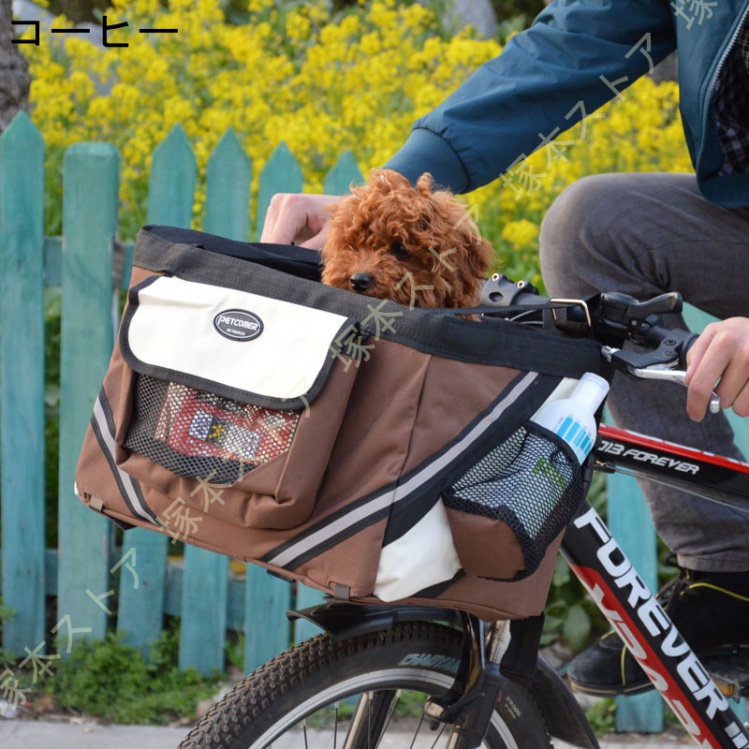 【新品】ペット用自転車サイクルバッグ フロントバッグ 犬 猫 カゴ付 大久保製作所 maruto ペットキャリー自転車用カゴバッグ INB-PT-01