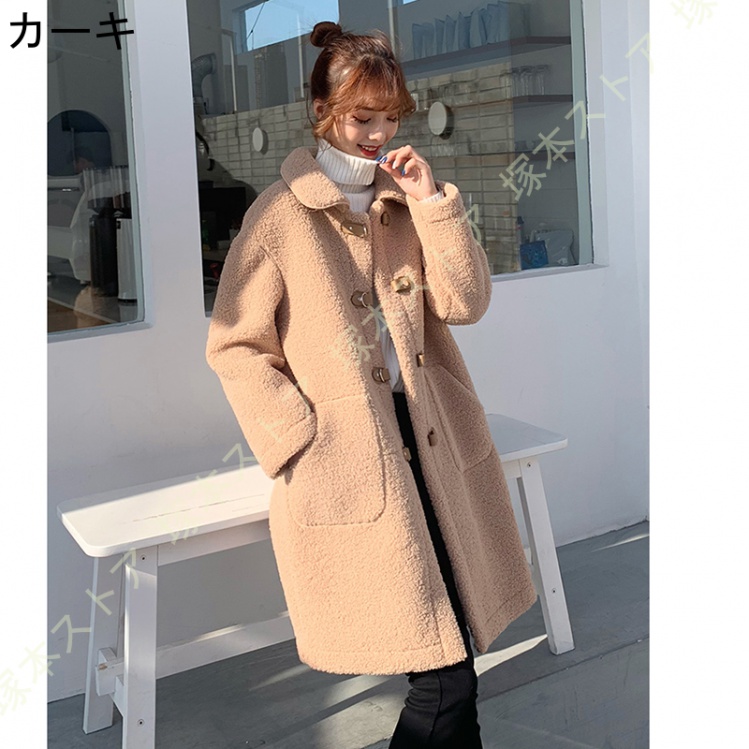 ボアコート レディース ロングコート 冬アウター 秋冬 コート アウター