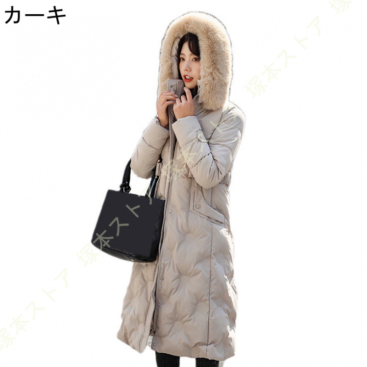 レディース マキシ丈 ロング ダウンジャケット ダウンコート アウター