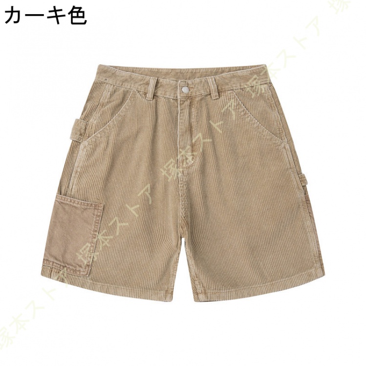 TravisMathew コーデュロイ ショートパンツ カーキ ショートパンツ メンズ コーデュロイ ハーフパンツ 膝上 夏 サマー
