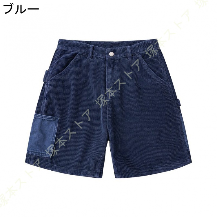 ショートパンツ メンズ コーデュロイ ハーフパンツ 膝上 夏 サマー