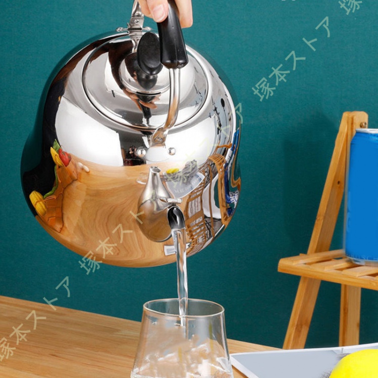 ケトル 10L IH対応 ステンレス製 注ぎやすいこぶりなケトル ガス火対応