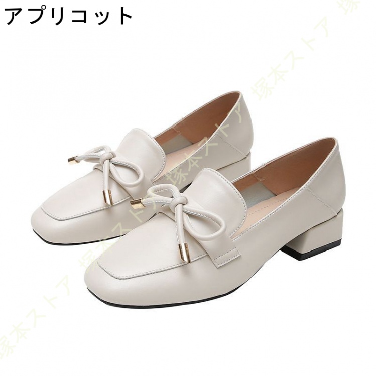 レディース ローファー パンプス ローヒールオペラシューズ 靴 ぺたんこ おじ靴 大人 エナメル スクエアトゥ レディース ローヒール 痛くない