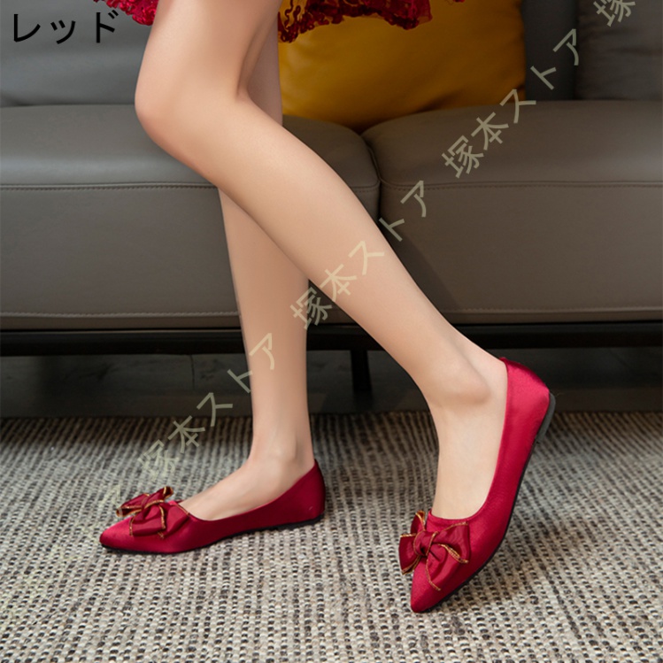 パンプス フラット 痛くない ローヒール ぺたんこ 柔らかい 軽量 大きいサイズ 歩きやすい 立ち仕事 ポインテッドトゥ 抗菌 防臭 ヒールなし オフィス 通勤 |  | 01