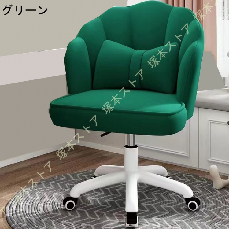 オフィスチェア デスクチェア パソコンチェア 360度回転 昇降機能付き