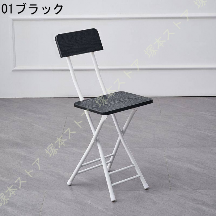 折りたたみチェア 背もたれ パイプ椅子 ダイニングチェア 折りたたみ椅子 スリム おしゃれ 省スペース 軽量 キッチン 収納便利 木製 コンパクト シンプル_7