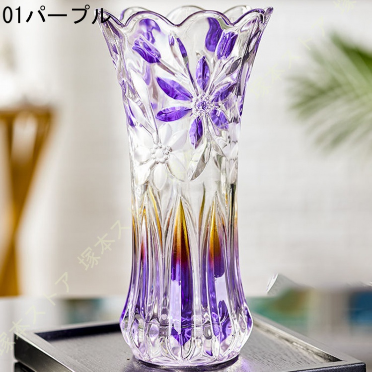 花瓶 ガラス 青の商品一覧 通販 - Yahoo!ショッピング