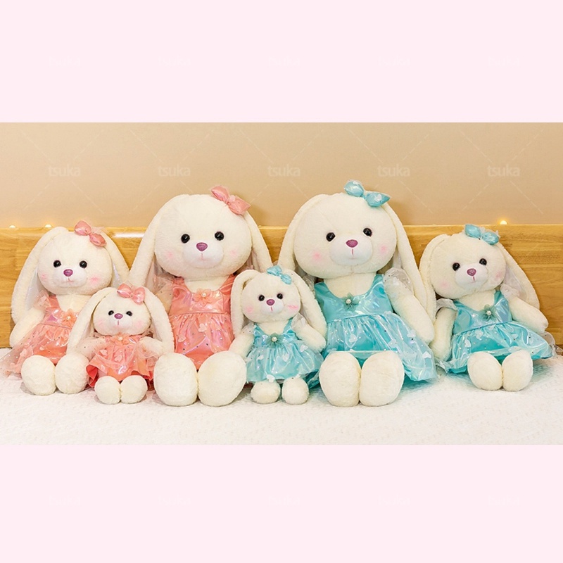 かわいいと ぬいぐるみ ウサギ 姫 ドレス 95cm かわいい 縫い包み ふわふわ もちもち 癒し リアル 添い寝 お祝い プレゼント かわいい長耳 うさぎぬいぐるみ 動物 人形 ぬいぐるみ ソフト 子供玩具 お誕生 られていま