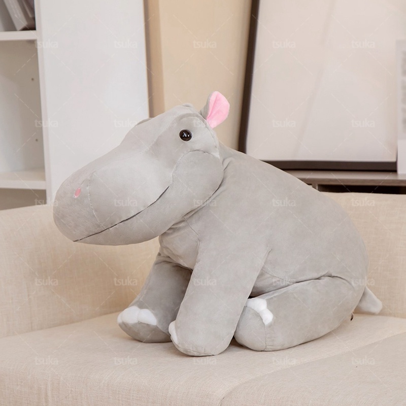 Amazon | [ハウスXIN] かばぬいぐるみ カバ ロング リラックス