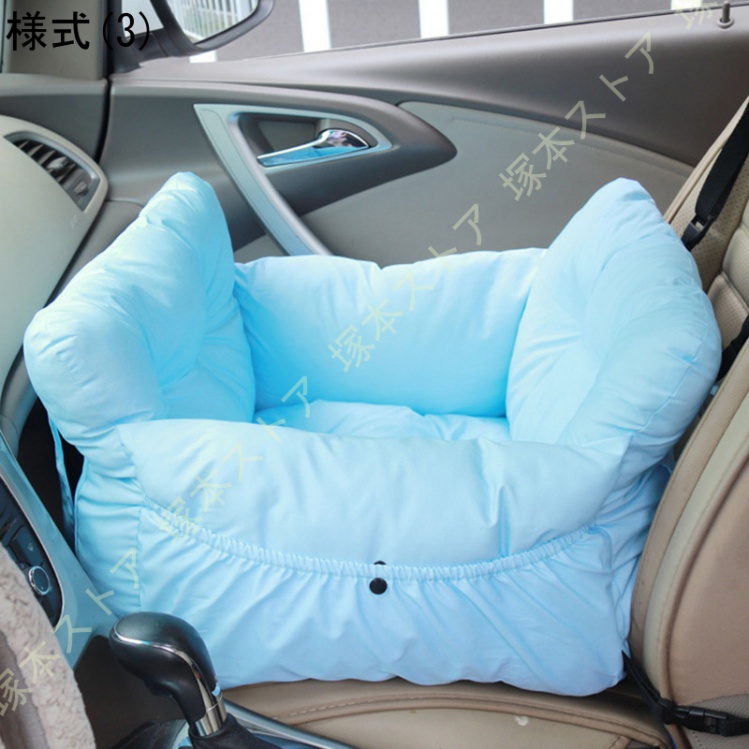 ペット用ドライブボックス 車用ペットシート 座席シート 多用 飛び出し防止 寝心地良い 暖かい 汚れにくい 清掃しやすい お手入れ簡単 車内 室内用_3