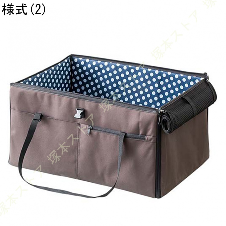 ペット 犬 ドライブボックス Lサイズ 49 x 67 x 34 cm キャリー ドライブベッド ベッド ドライブ カーベッド 車 車用 ペットキャリー 折りたたみ