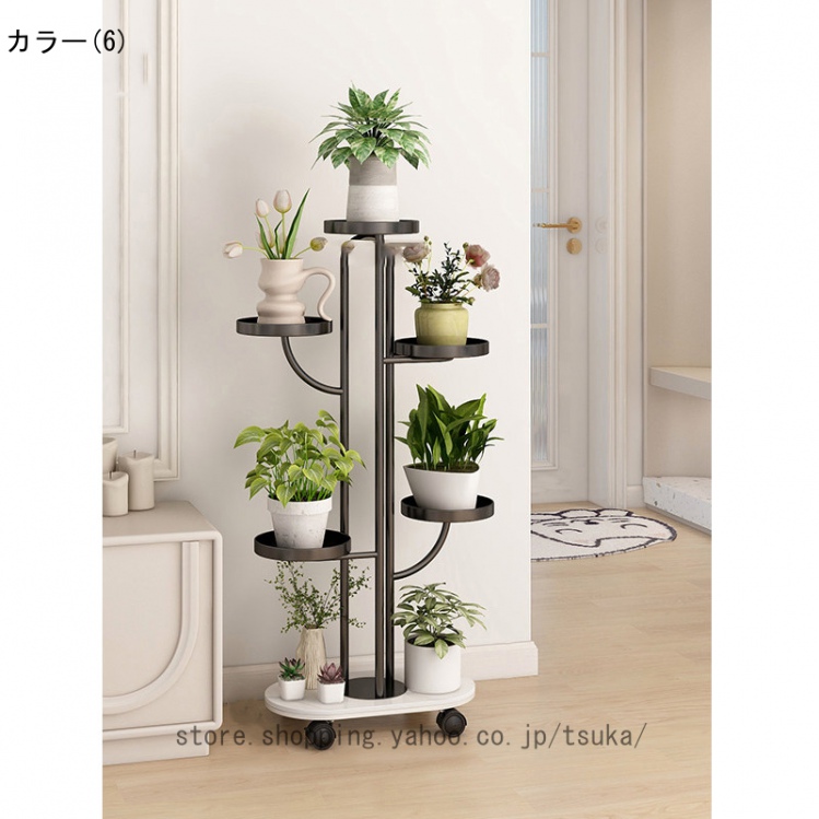 フラワースタンド 室内 プランタースタンド キャスター付き ガーデン
