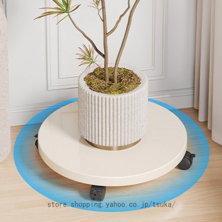 植木鉢台 4個キャスター付き ストッパー機能付 鉢置台 花台 プランター