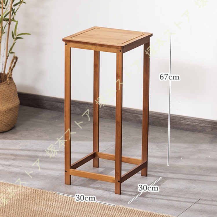 花台 花瓶台 フラワースタンド おしゃれ 園芸ラック 竹製 観葉植物