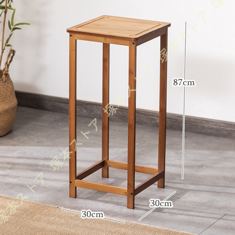 花台 花瓶台 フラワースタンド おしゃれ 園芸ラック 竹製 観葉植物